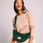 Sac banane Andrea - Velours Sapin