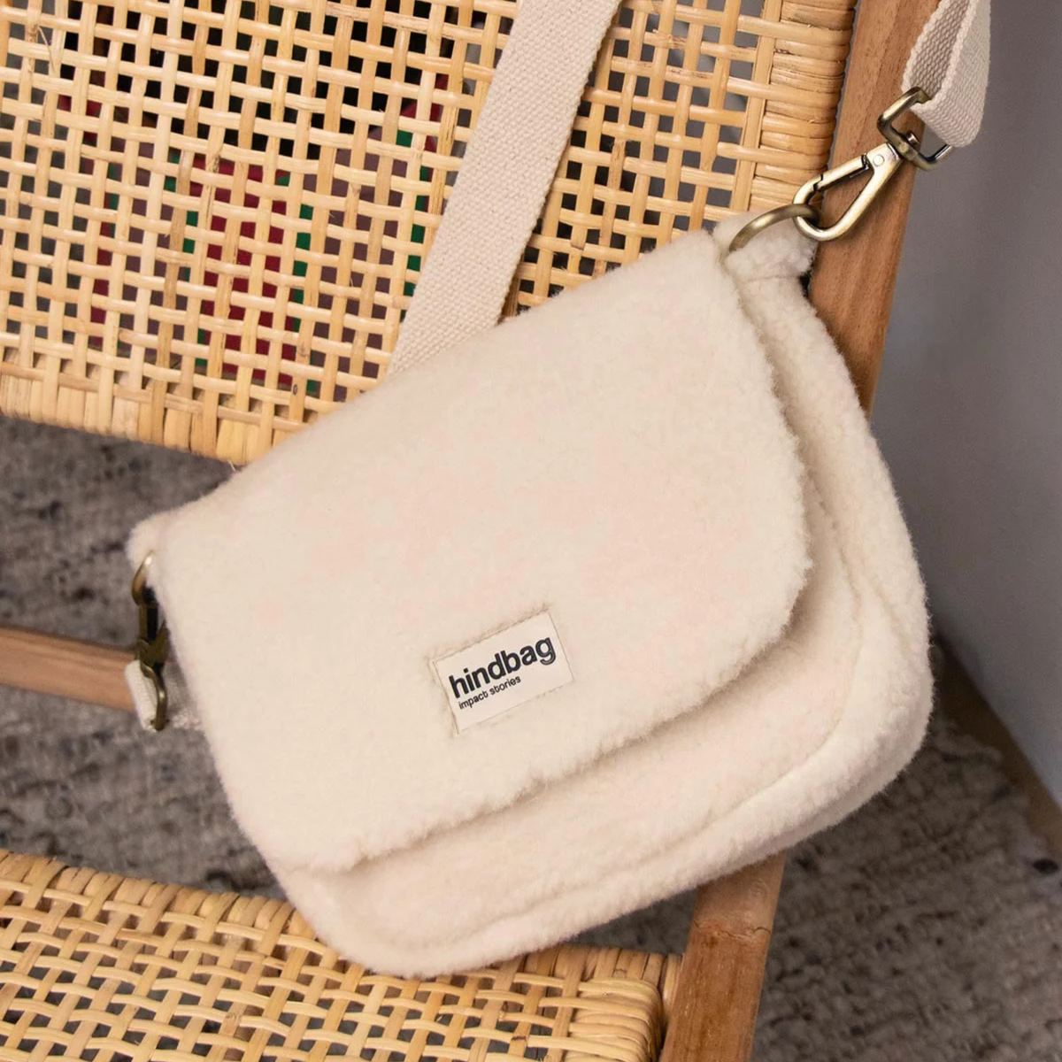 Sac bandoulière Margault - Teddy Arctique