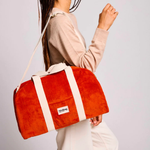 Sac bowling Charlie - Velours Brique