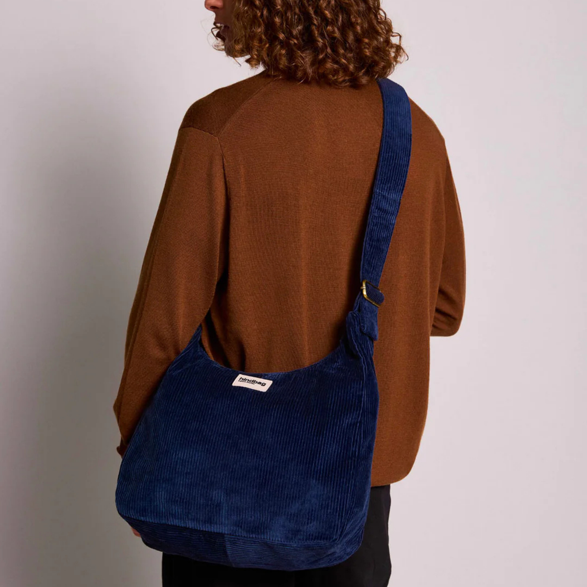 Sac hobo Claire - Velours Marine