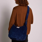 Sac hobo Claire - Velours Marine