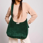 Sac hobo Claire - Velours Sapin