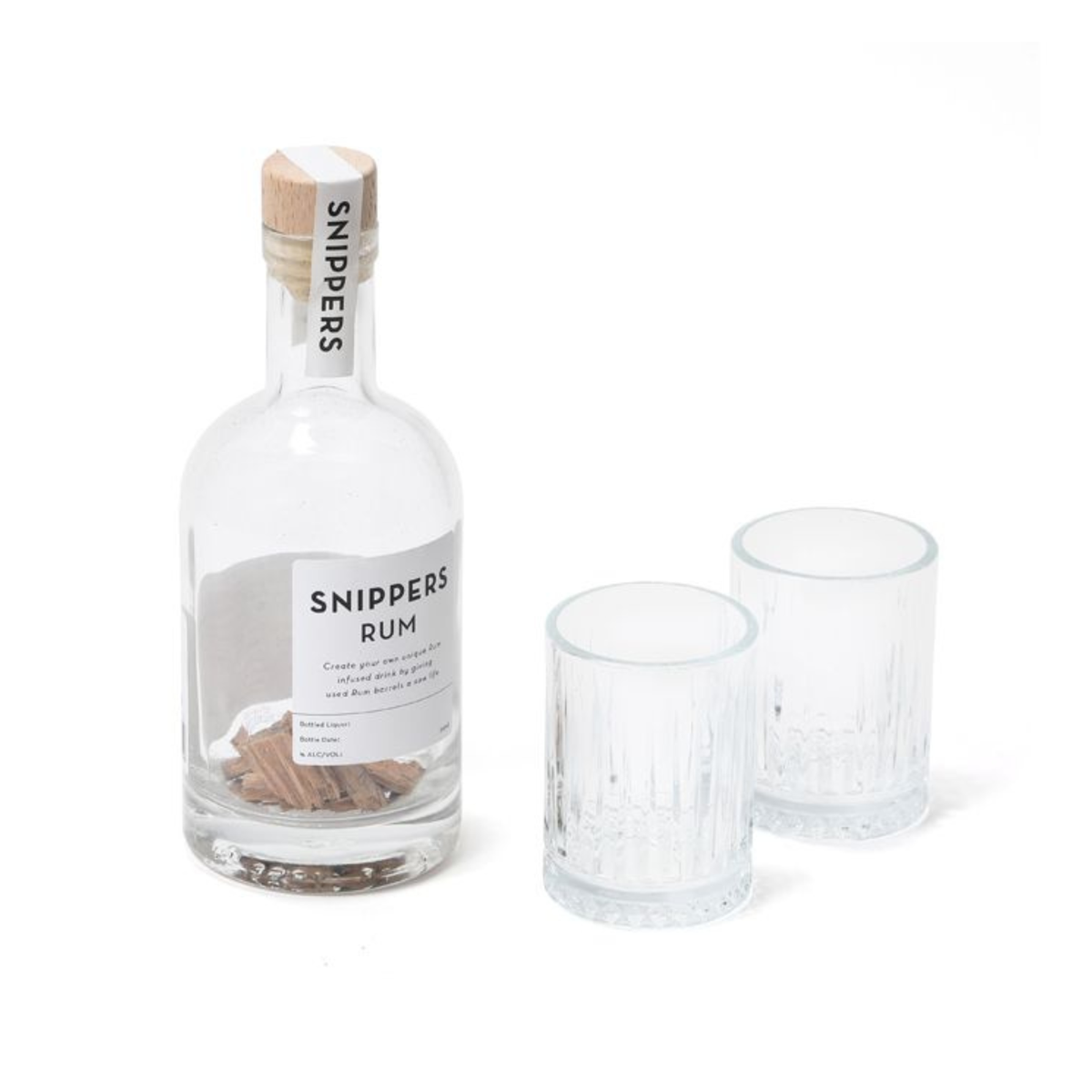 Snippers coffret -  Rhum 2 verres