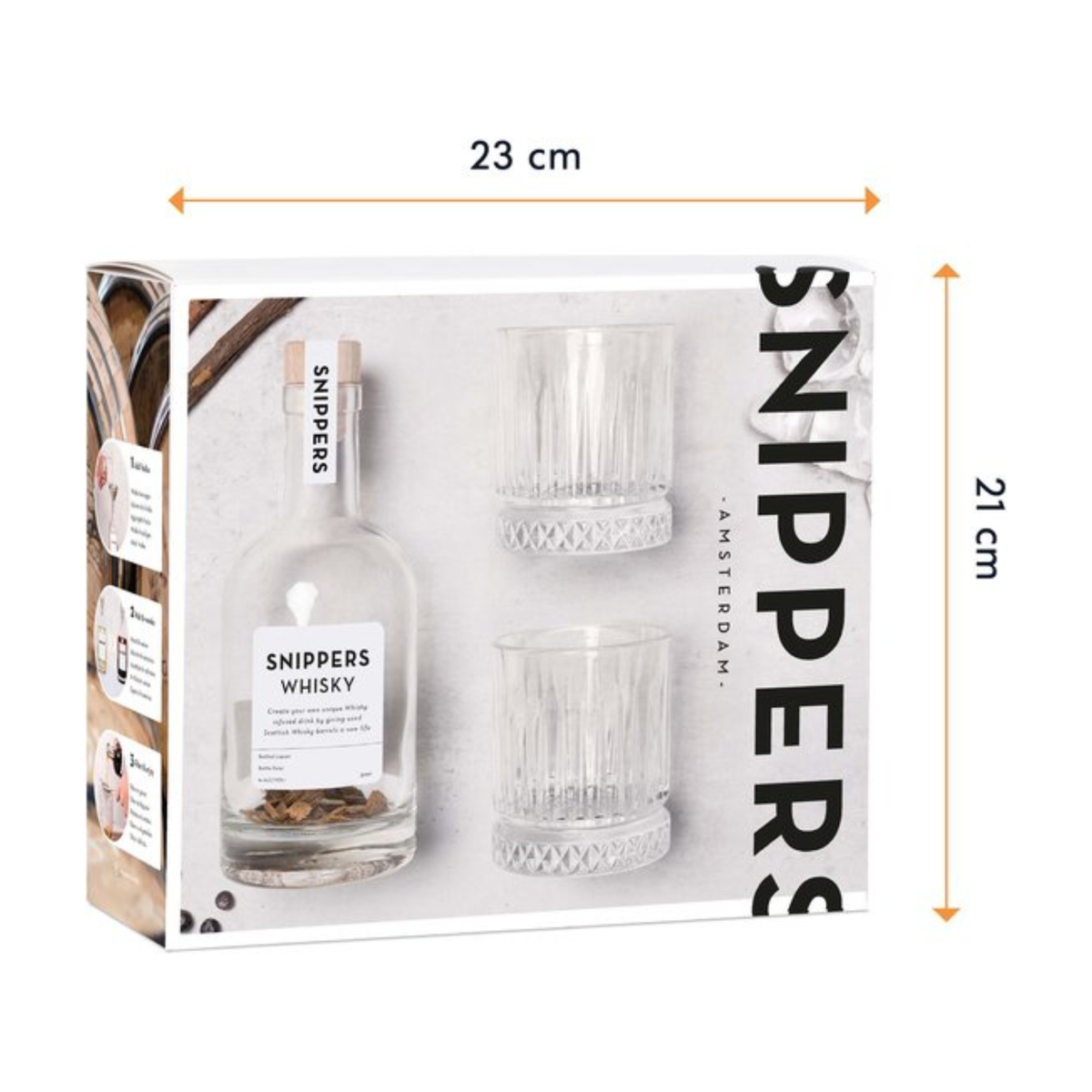 Snippers coffret - Whisky 2 verres
