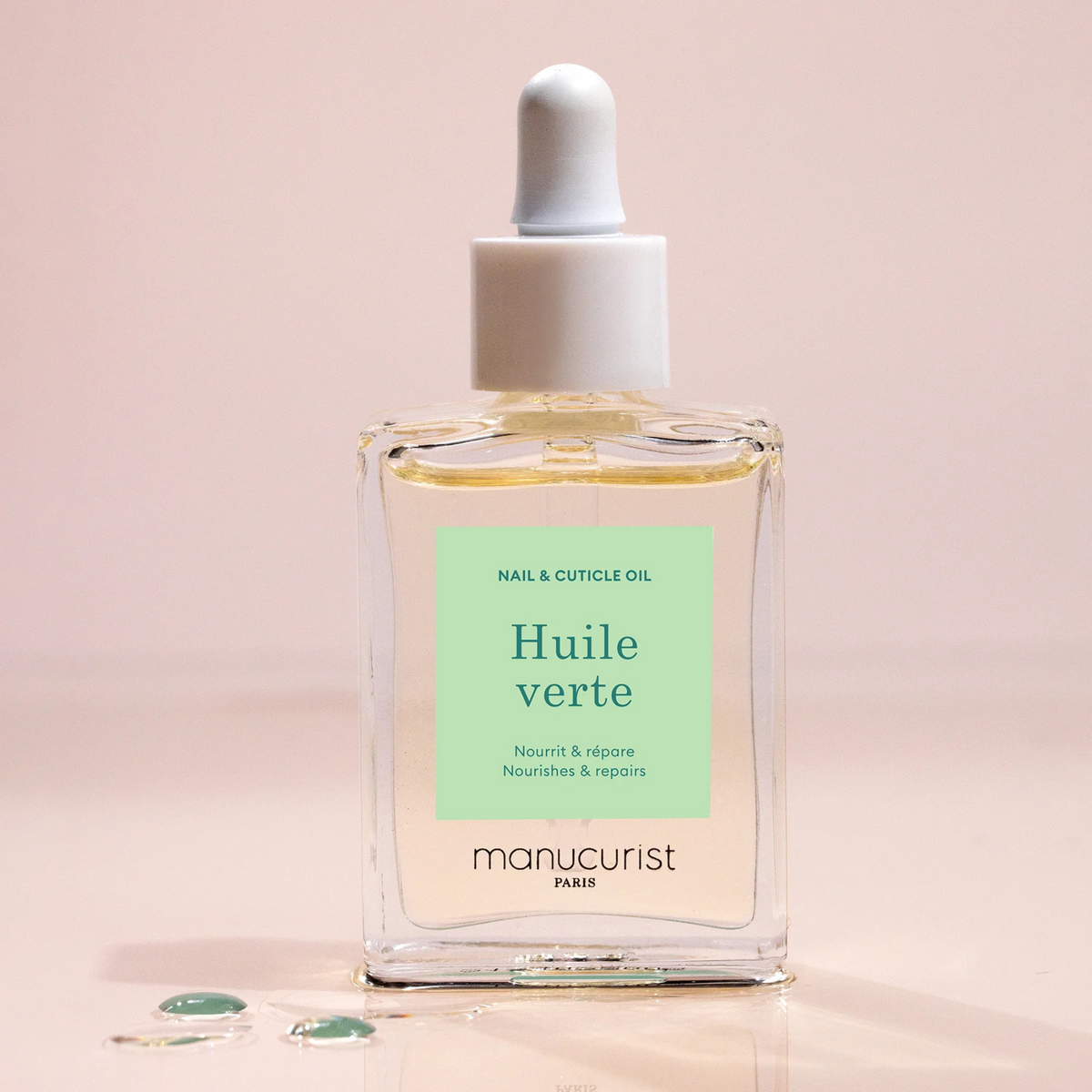 Soin ongles huile verte