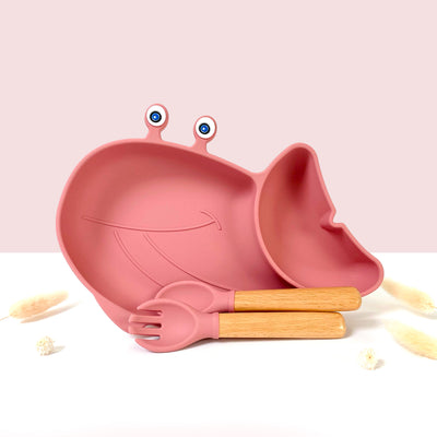 Solène l’assiette Baleine - Rose