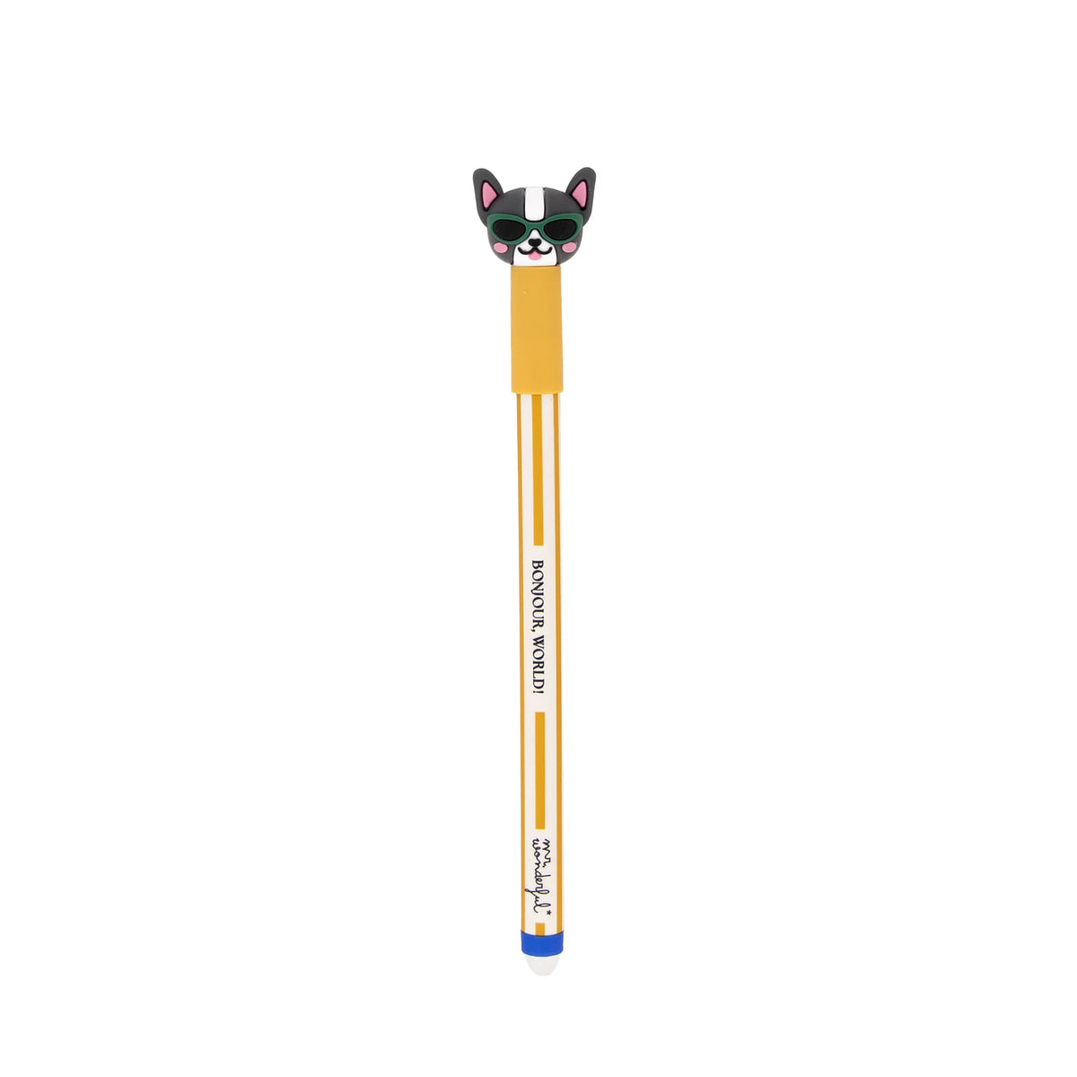 Stylo effaçable Bo-Bo Bouledogue français – Bonjour, world !