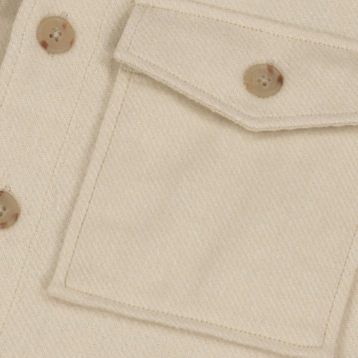 Surchemise coton Flavigny - Beige foncé
