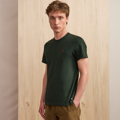 T-shirt coton Arcy - Vert foncé