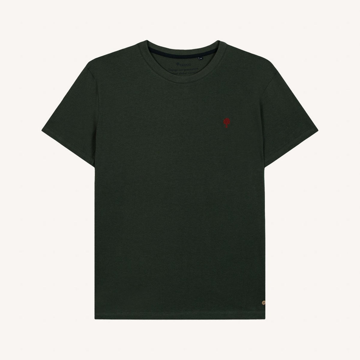 T-shirt coton Arcy - Vert foncé