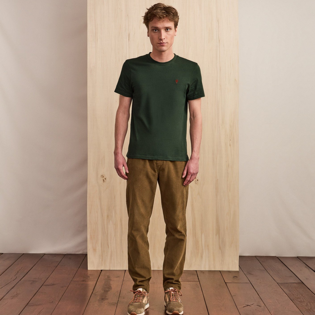 T-shirt coton Arcy - Vert foncé