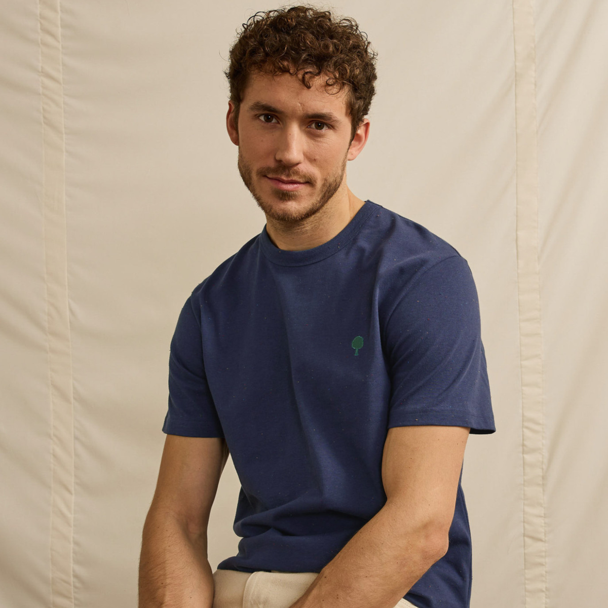 T-shirt coton Lugny - Bleu Marine