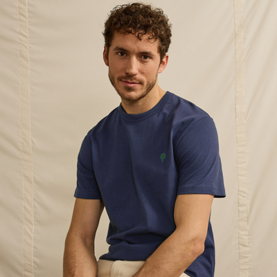 T-shirt coton Lugny - Bleu Marine
