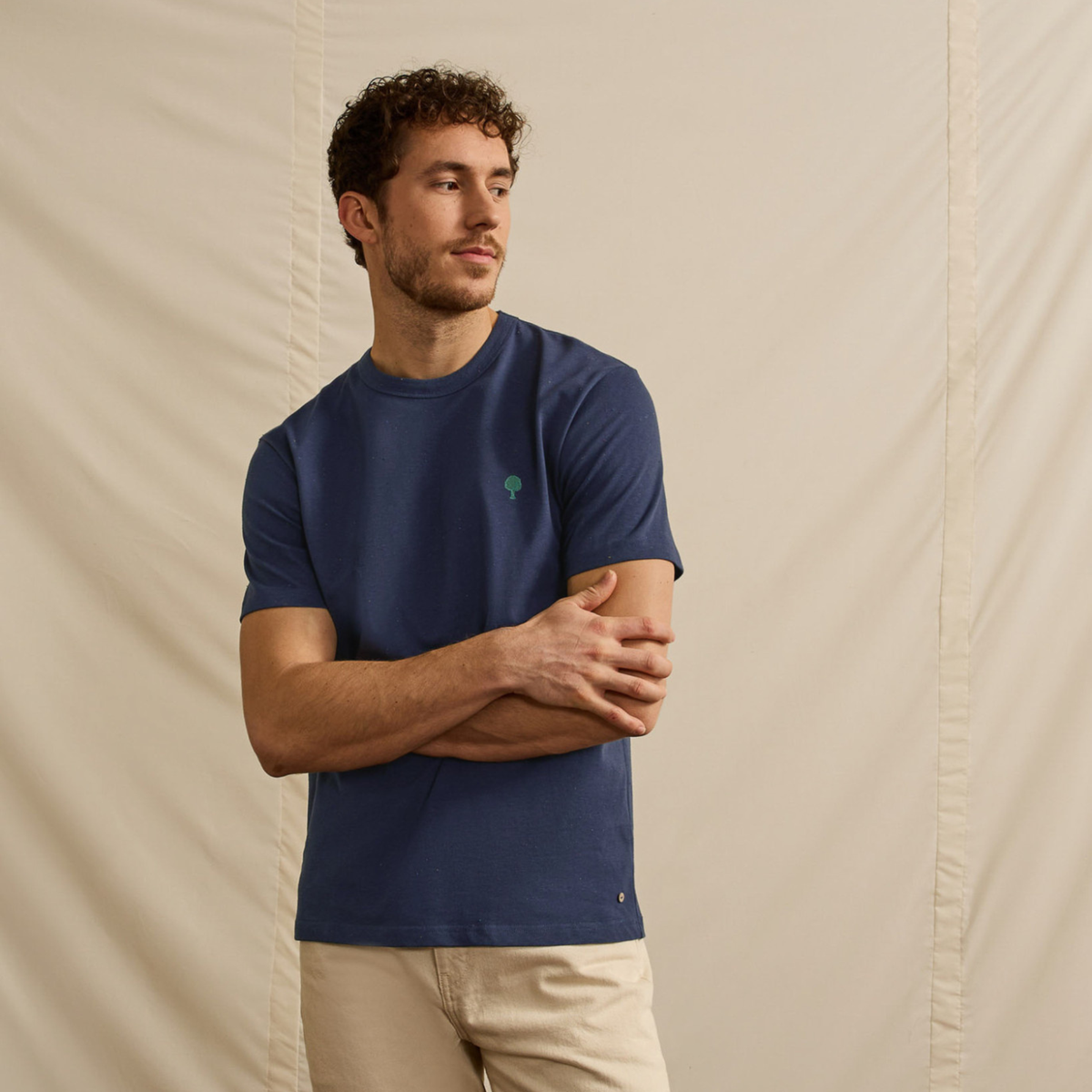 T-shirt coton Lugny - Bleu Marine