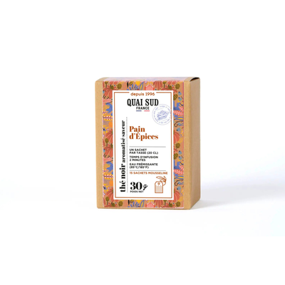 Thé Noir - Pain d'épices - 15 Infusettes de 2g