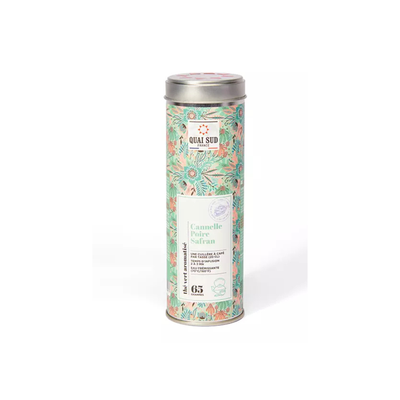 Thé Vert -  Cannelle Poire Safran - Boîte ronde 65 G