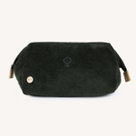 Trousse de toilette velours Washbag - Vert foncé