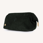 Trousse de toilette velours Washbag - Vert foncé
