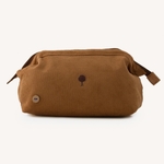 Trousse de toilette velours Washbag - Camel