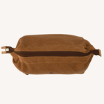 Trousse de toilette velours Washbag - Camel