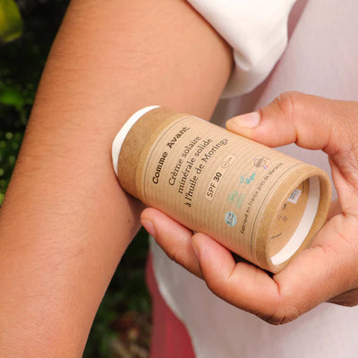 Crème Solaire 30 à l'huile de moringa - Sans Parfum