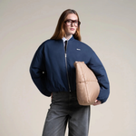Veste bomber imperméable Alésia - Indigo