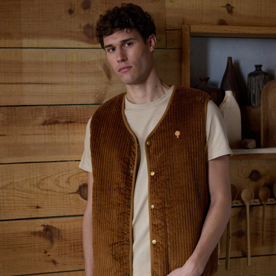 Veste sans manches réversible Esterel - Camel