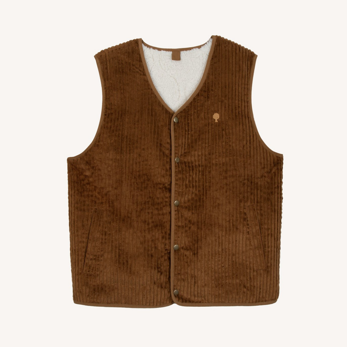 Veste sans manches réversible Esterel - Camel