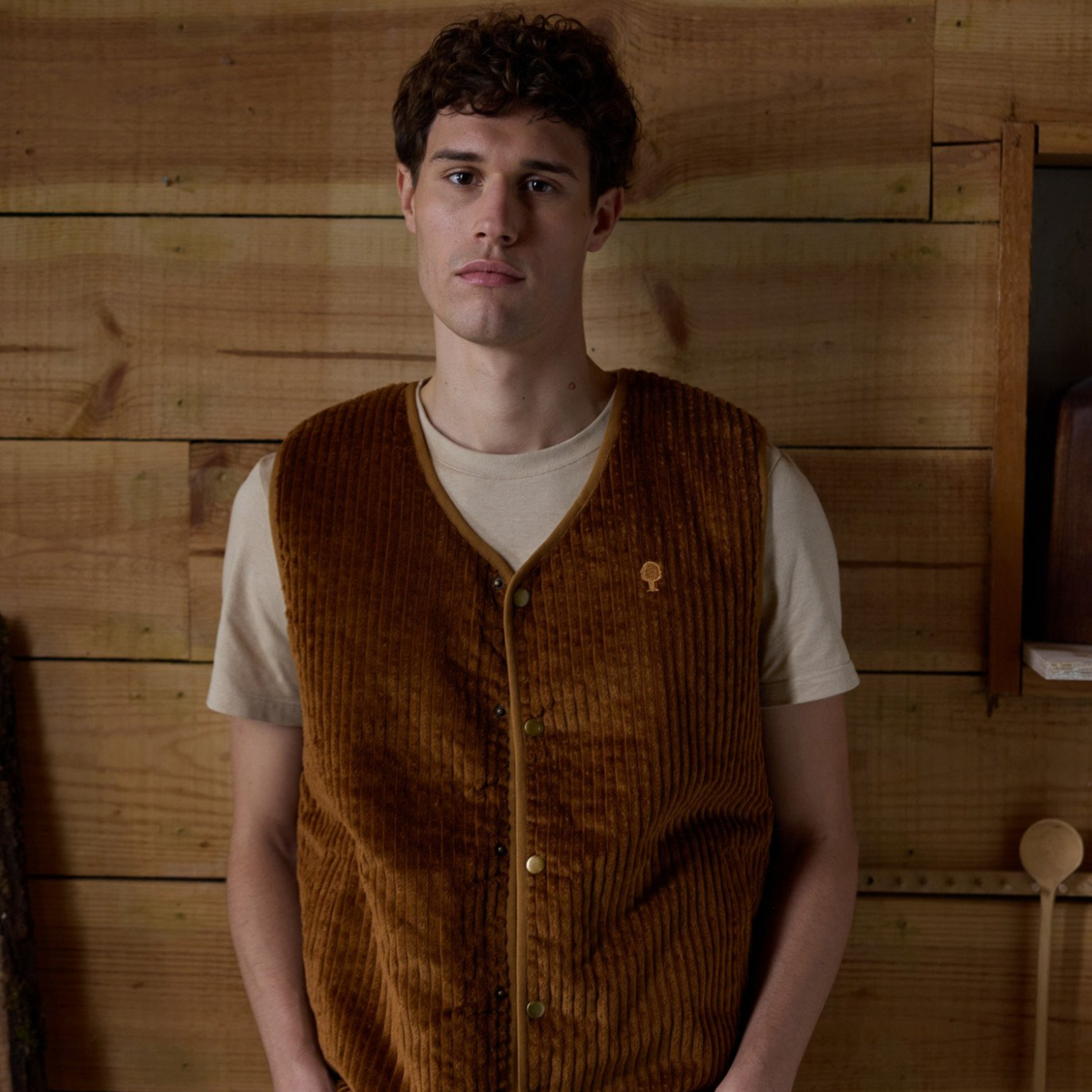 Veste sans manches réversible Esterel - Camel