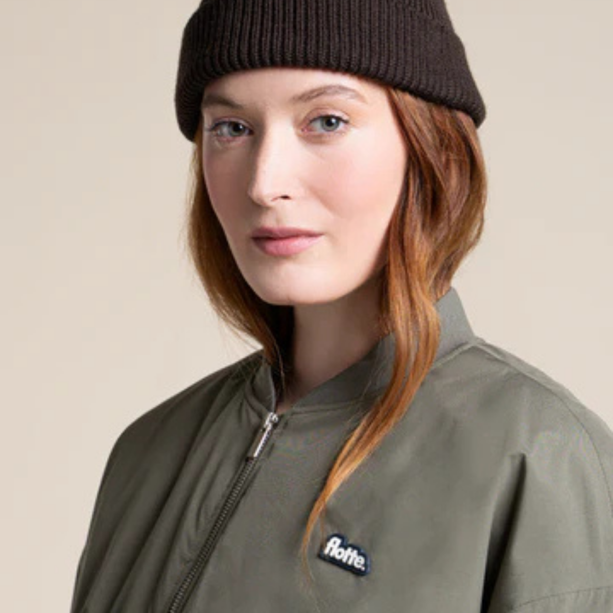 Veste bomber imperméable Alésia - Kaki