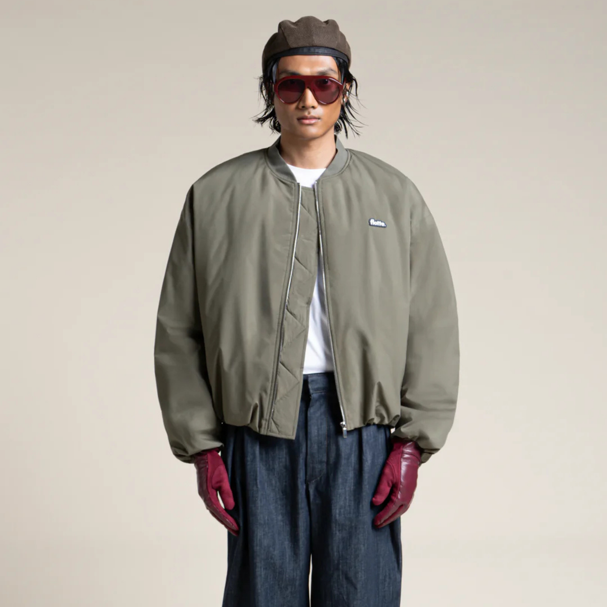 Veste bomber imperméable Alésia - Kaki