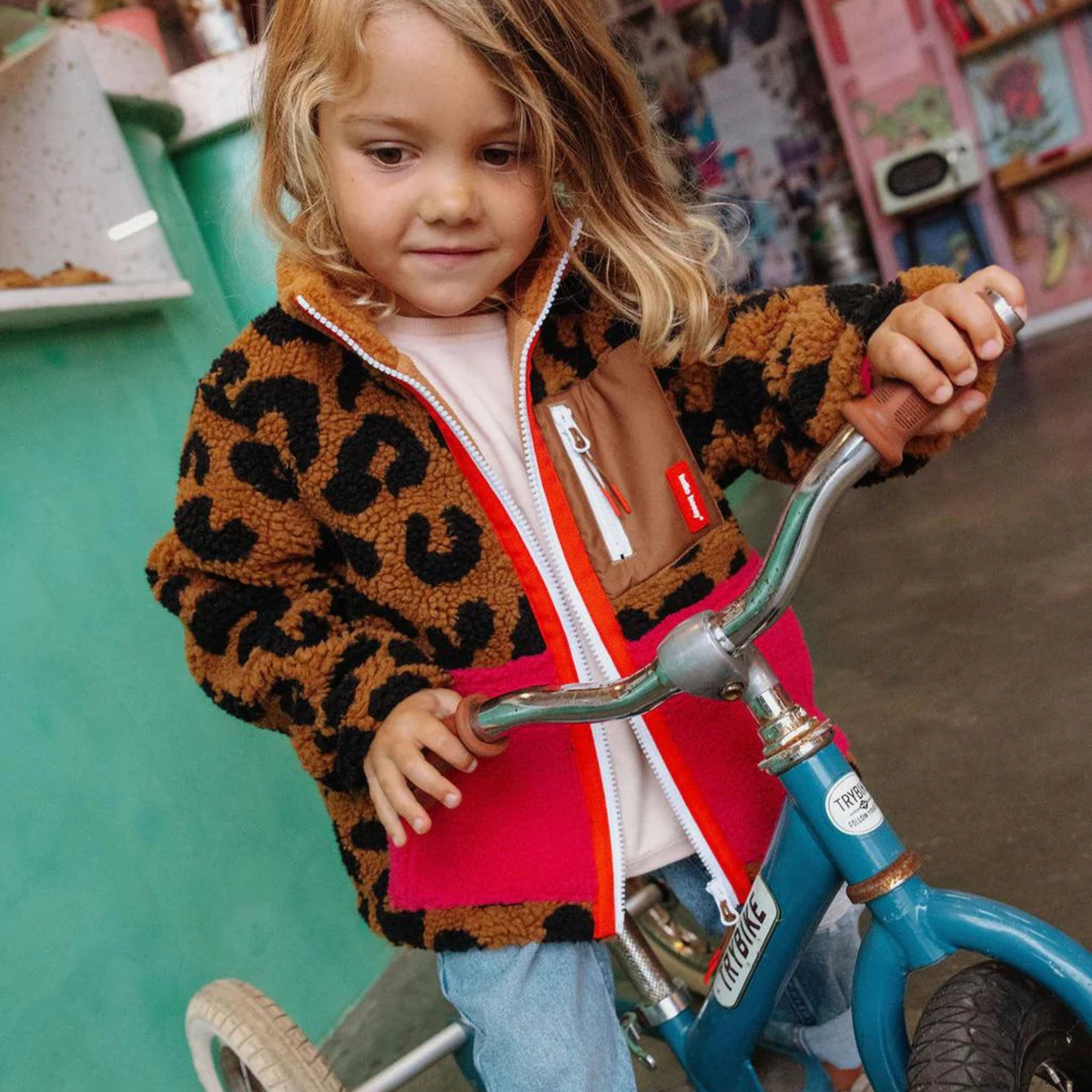 Veste polaire - Léopard