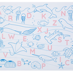 Coloriage effaçable et réutilisable - Lettres Abécédaire