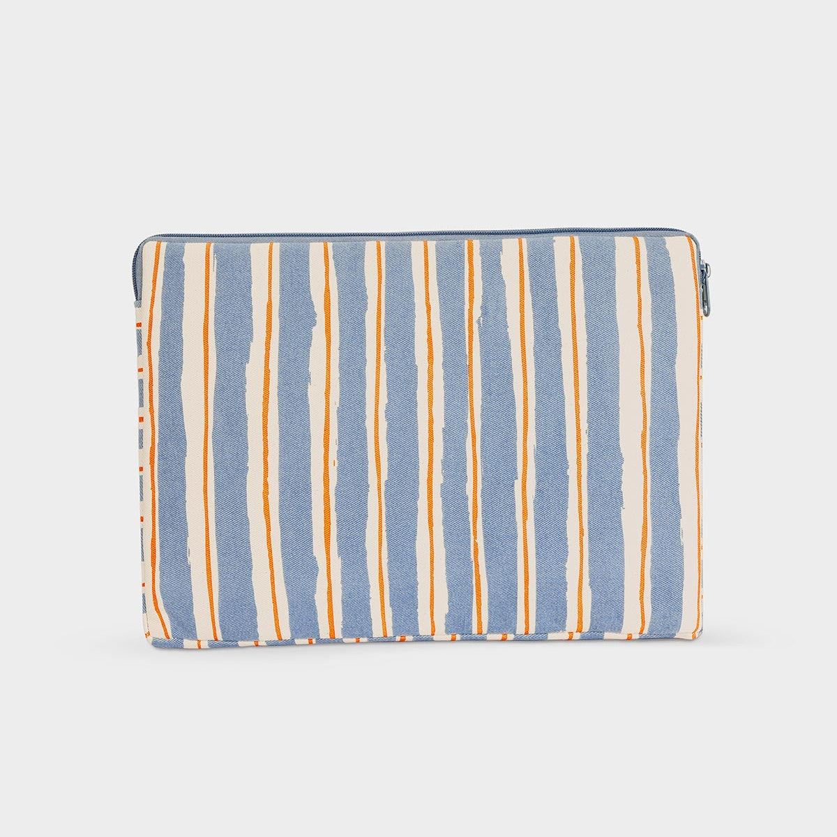 Housse d'ordinateur Ava - Rayures Larges Bleu