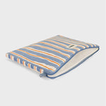 Housse d'ordinateur Ava - Rayures Larges Bleu