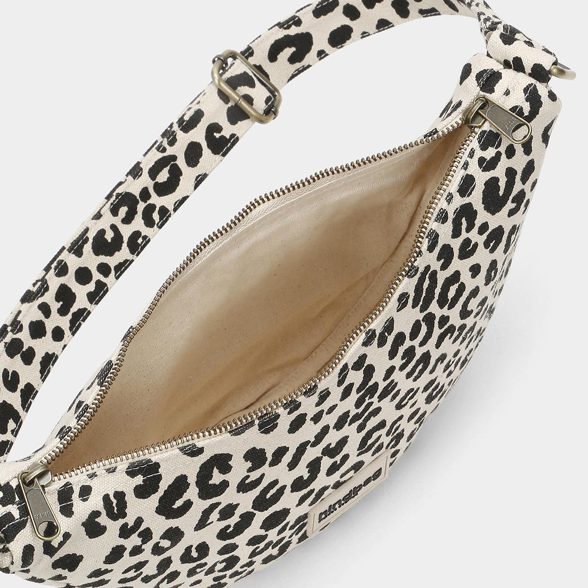 Sac banane Andrea - Léopard Écru