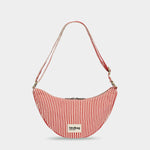Sac banane Andrea - Rayures Fines Rouge
