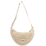 Sac banane Andrea - Fourrure beige