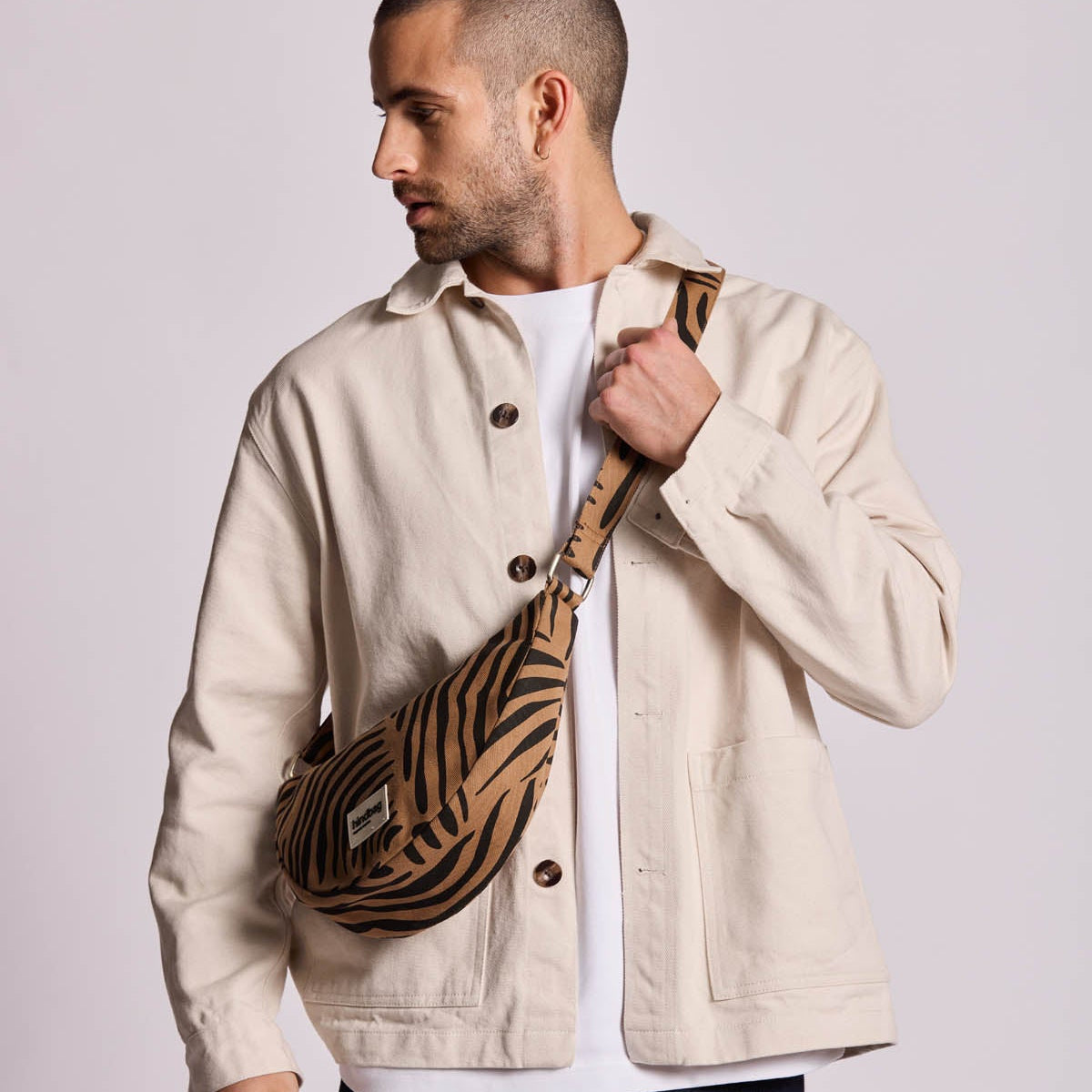 Sac Banane Andrea - Tigre Cannelle
