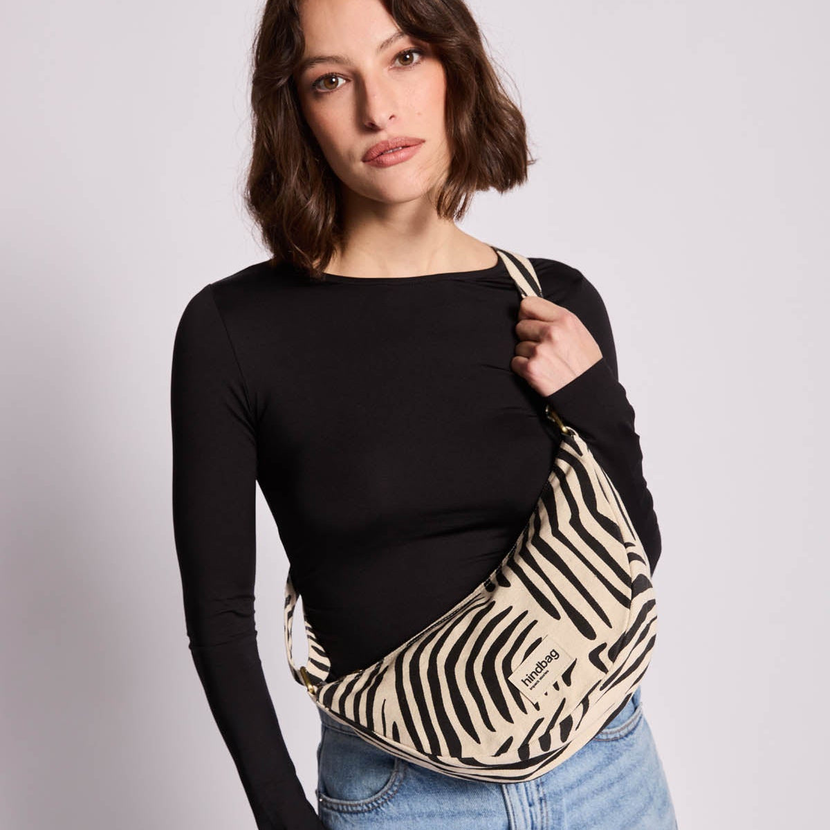 Sac Banane Andrea - Tigre Ecru