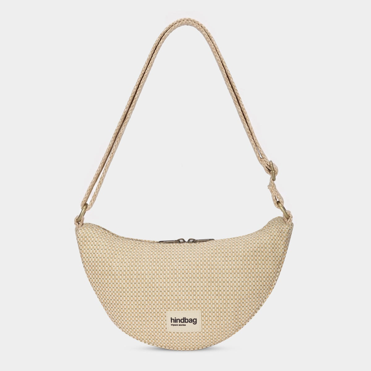 Sac Banane Andréa - Tressage Écru