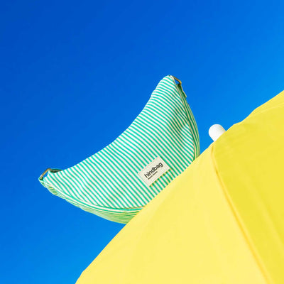 Sac banane Andrea - Rayures Fines Vert