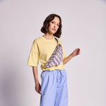 Banane Olivia - Rayures Larges Violet