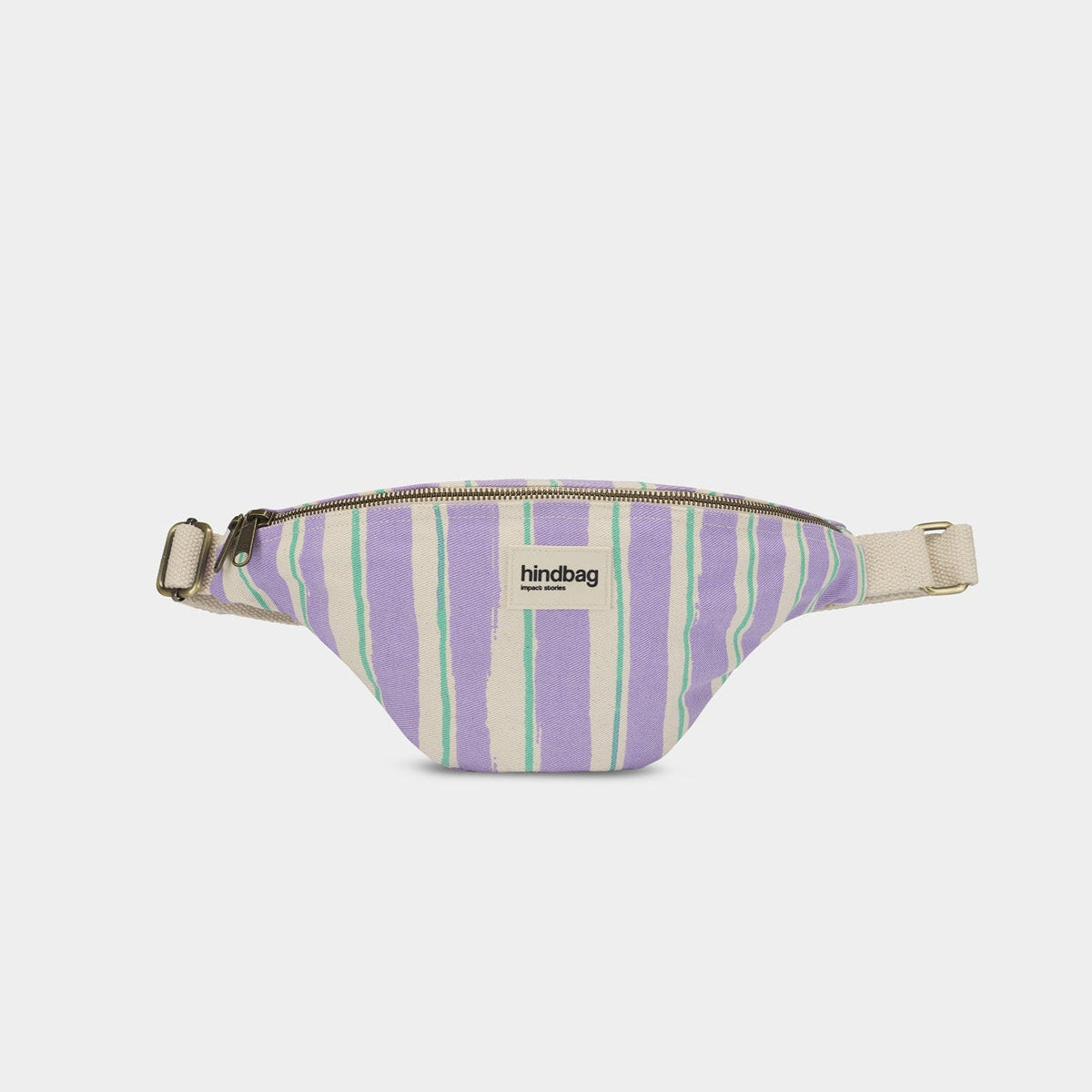 Banane Olivia - Rayures Larges Violet