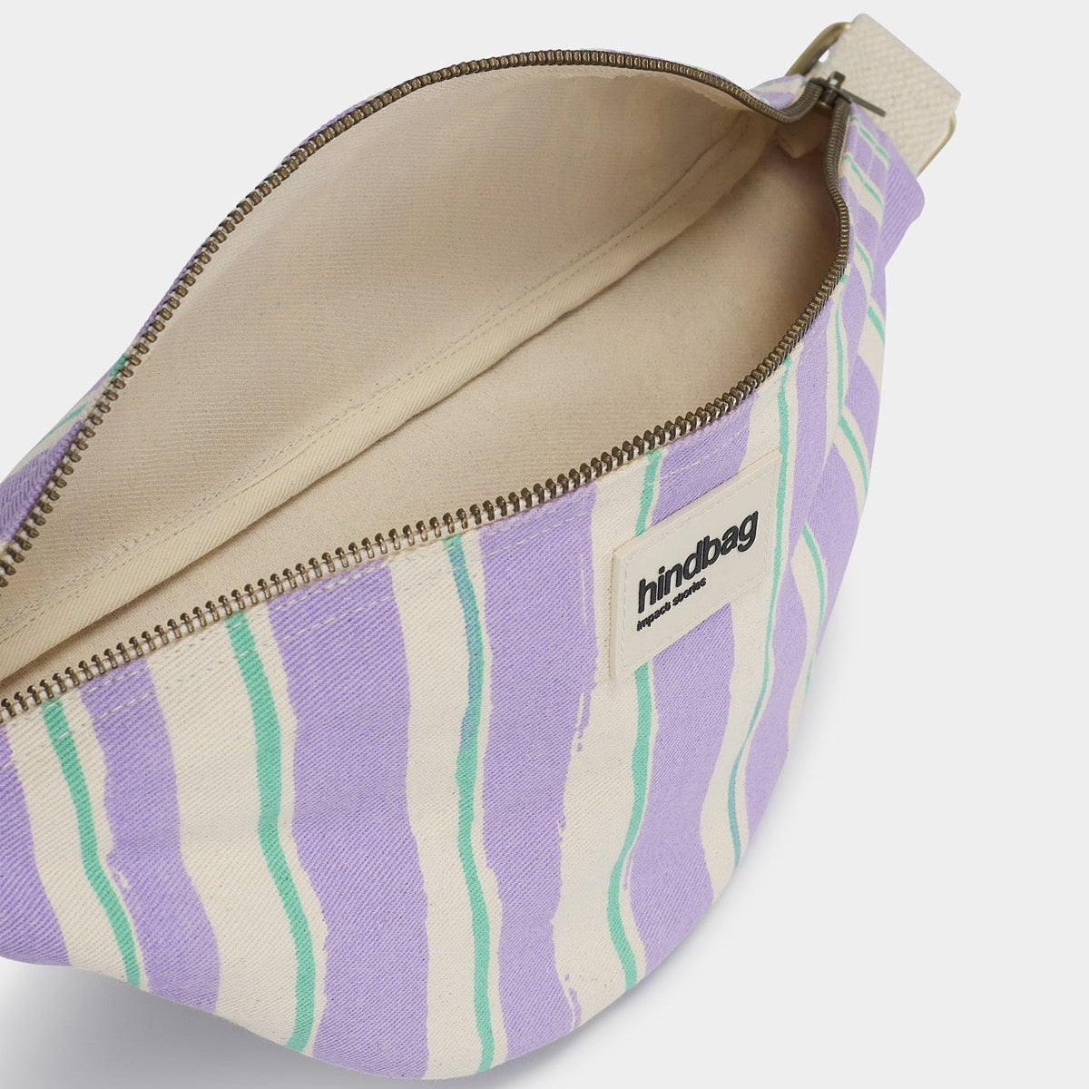 Banane Olivia - Rayures Larges Violet
