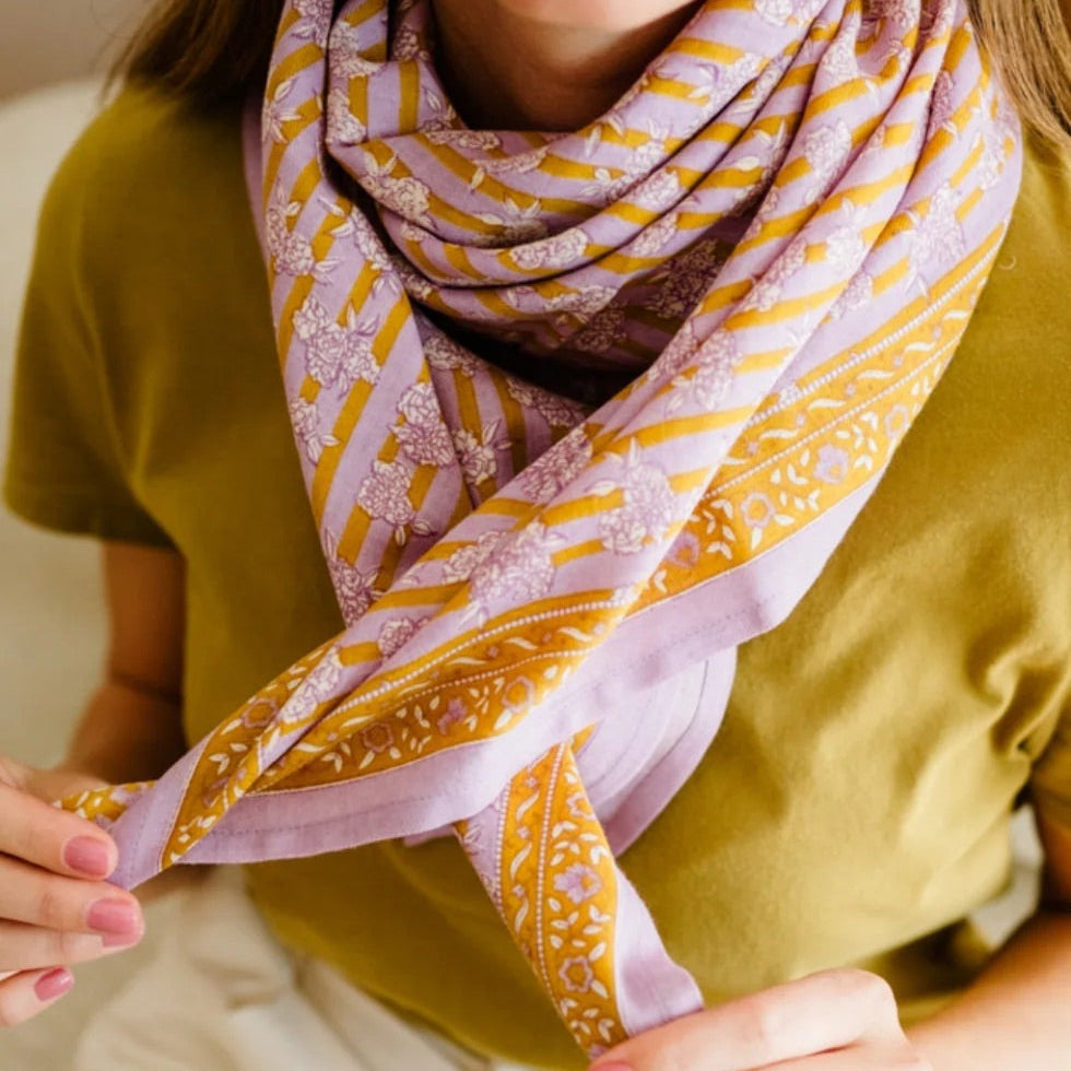 Foulard - Mona Parme