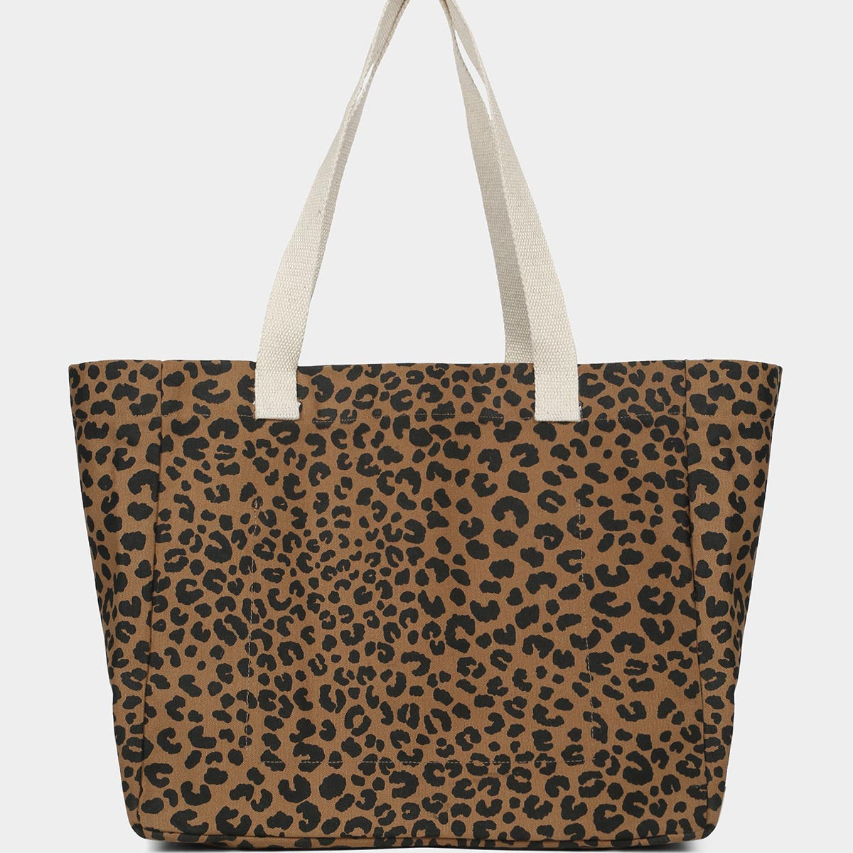 Sac cabas Claude - Léopard Cannelle