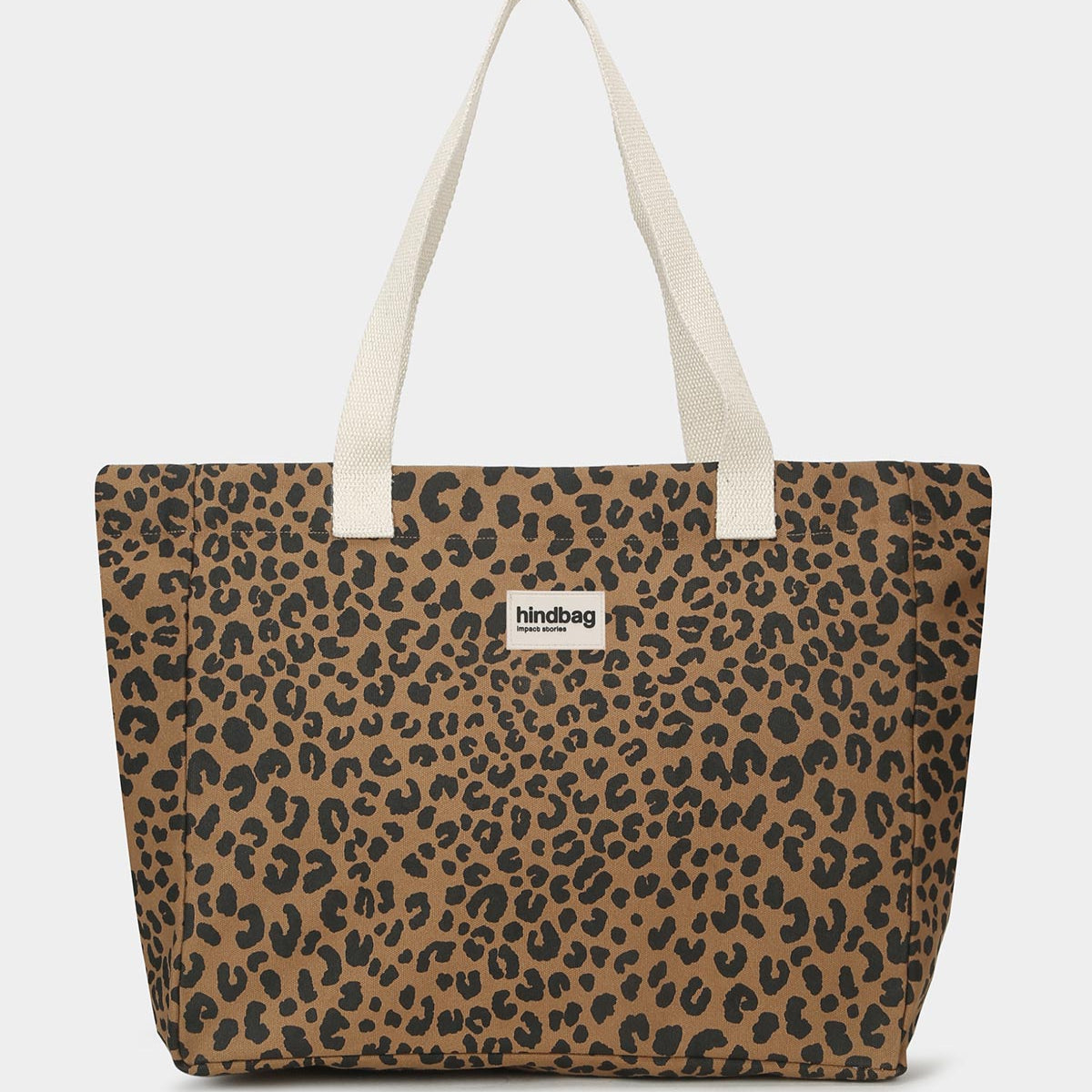 Sac cabas Claude - Léopard Cannelle