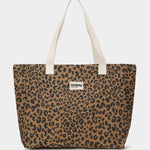 Sac cabas Claude - Léopard Cannelle