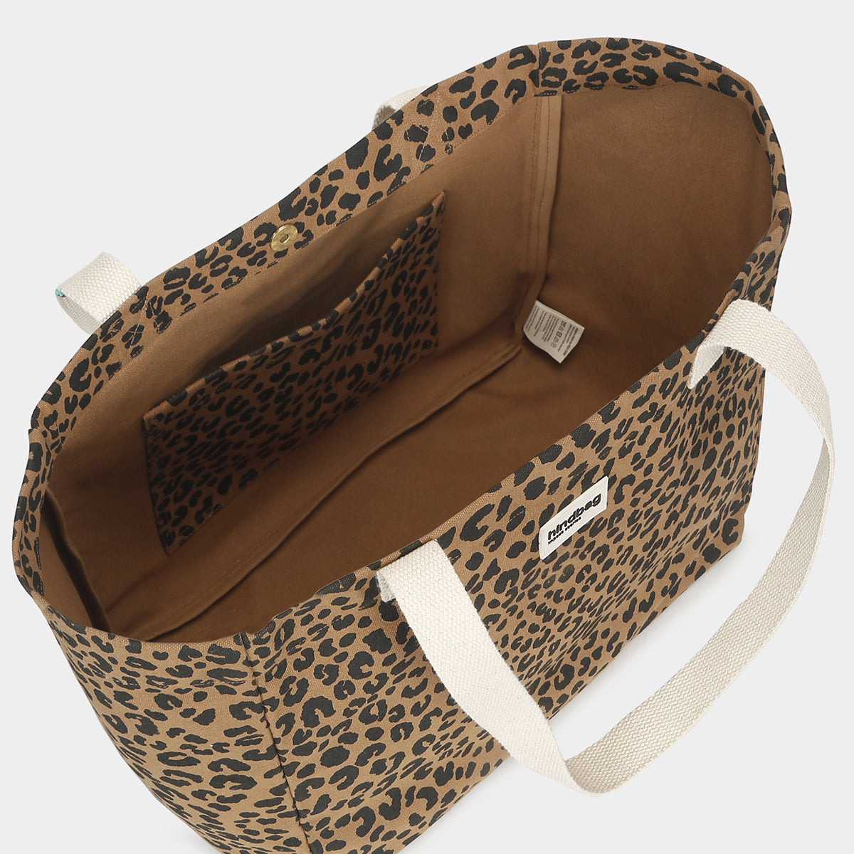 Sac cabas Claude - Léopard Cannelle